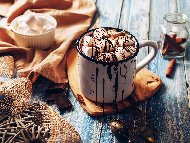 Рецепта Горещ шоколад / какао с ванилия и маршмелоу